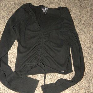Women Size Medium - Black Top/Shirt by Hollister
